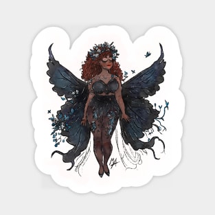 Beautiful Black Fairy Sticker